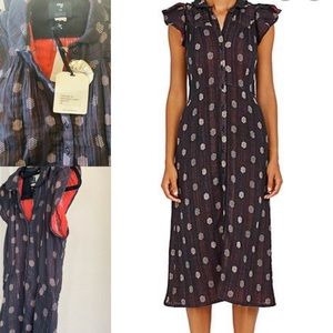 Ace & Jig Ophelia dress in biscotti